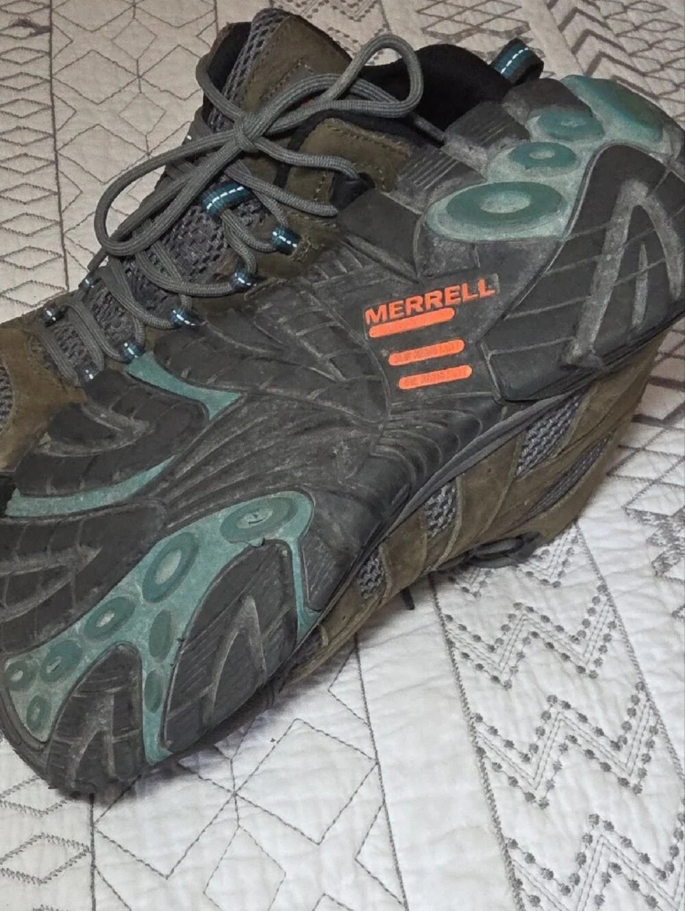 Merrell Men's Olive Green Safety Toe Boots